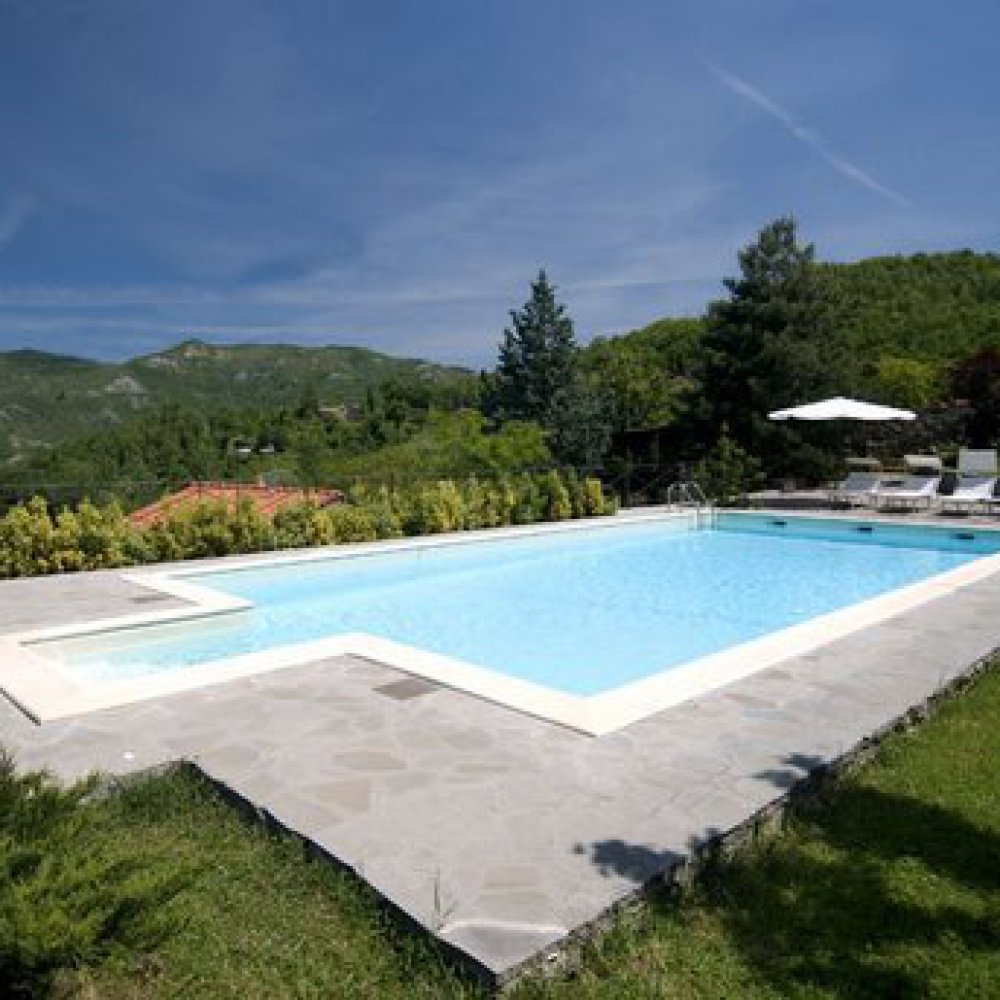 Villa in Mugello with mountain panorama