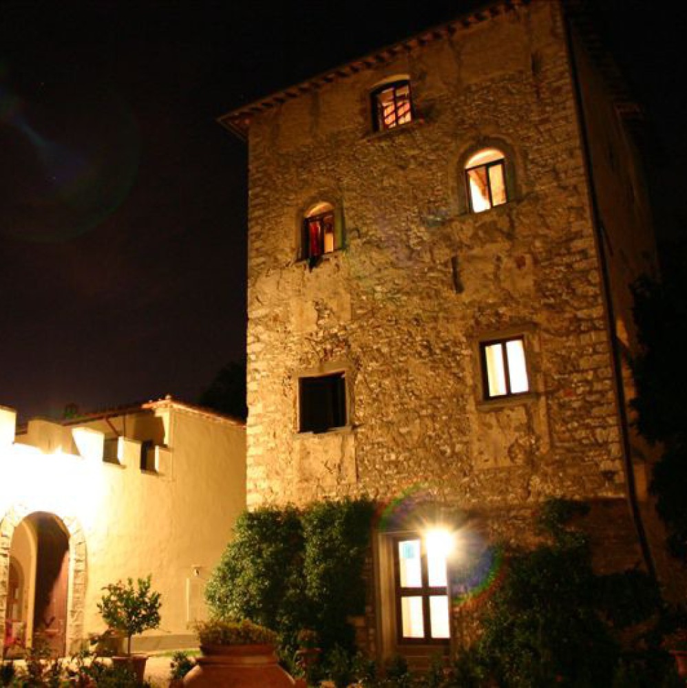 Medieval castle in the woods of Valdarno