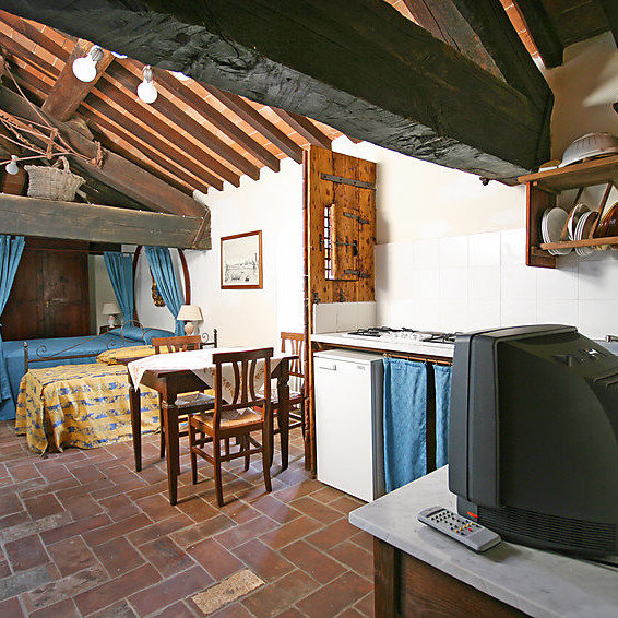 Medieval castle in the woods of Valdarno