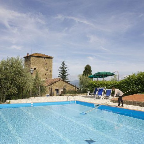 Medieval castle in the woods of Valdarno