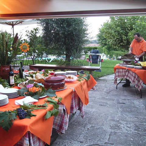 Farmhouse with natural spa, horses and food