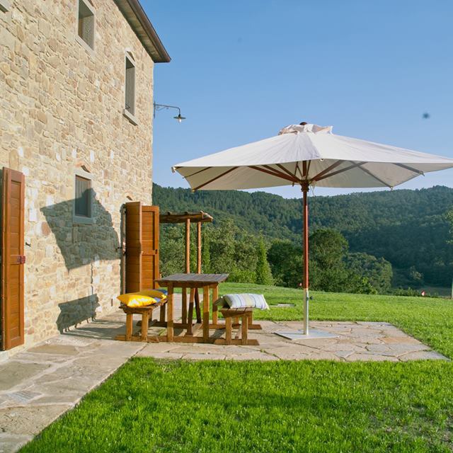 Country Stone House In A Quiet Environment