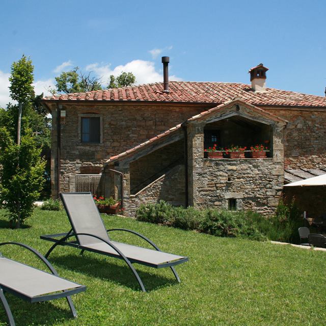 Country Stone House In A Quiet Environment