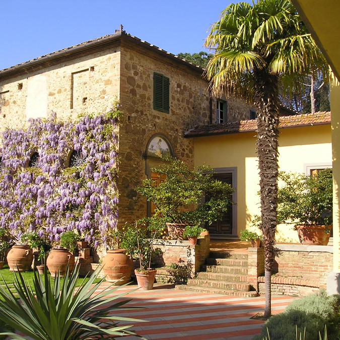 Appartamenti in fattoria viticola nel Chianti